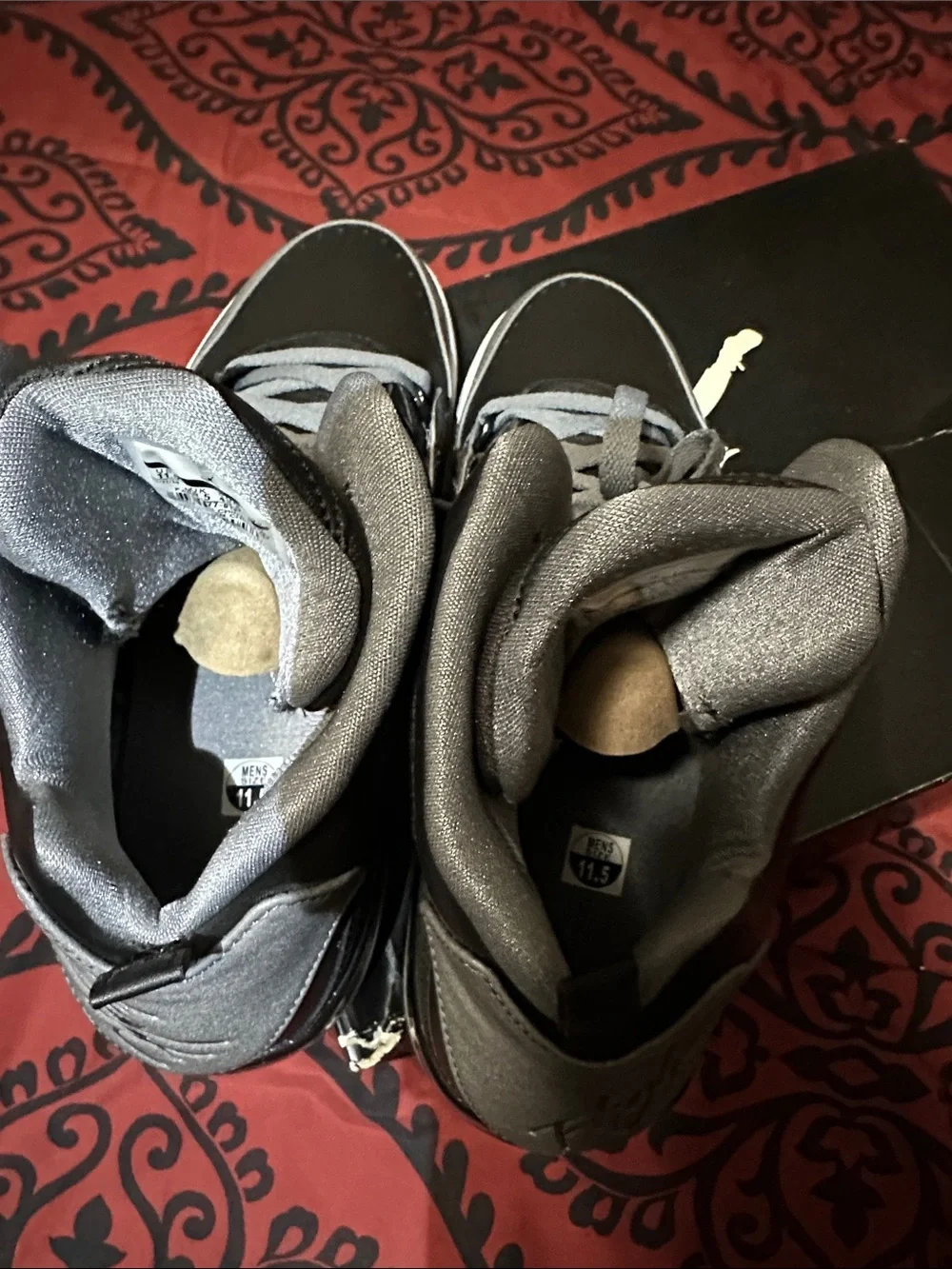 Jordan Men's High-Top Sneakers in Black and Gray